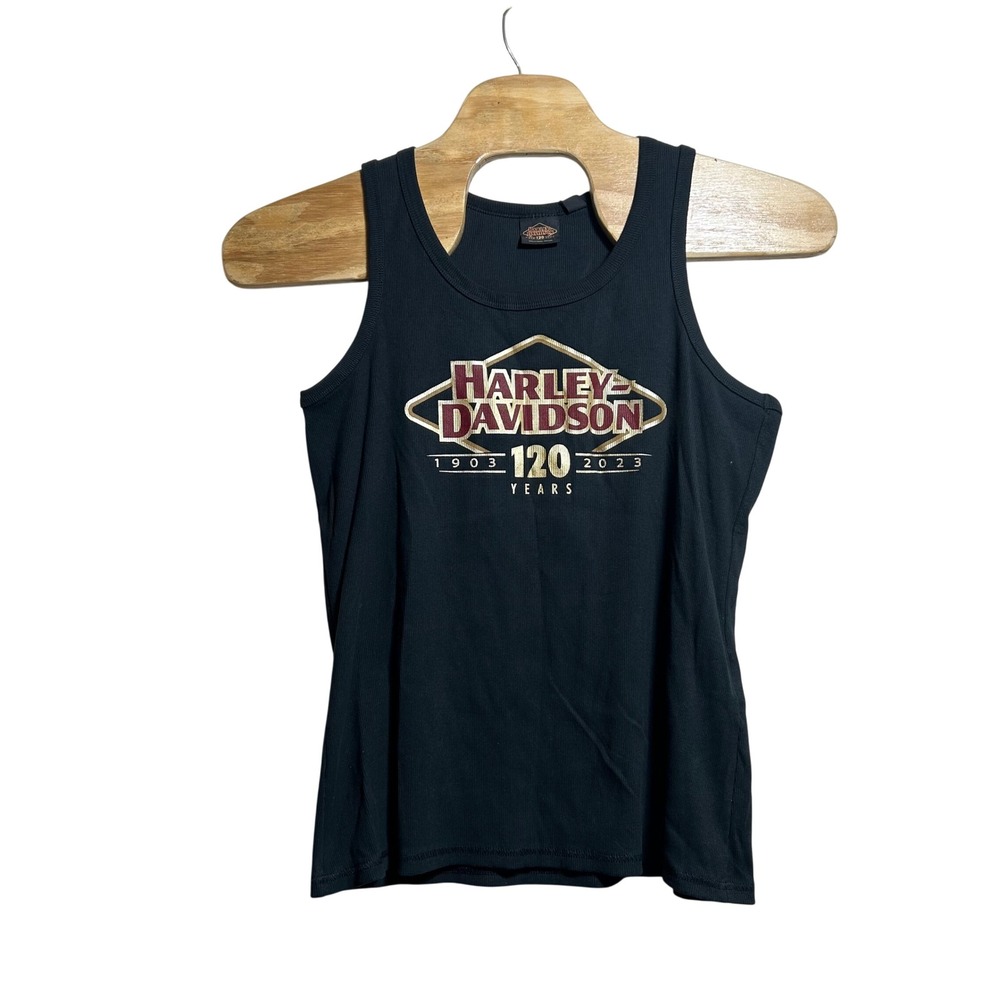 NEW Harley-Davidson 120th Anniversary Tank Top Black Gold 2XL